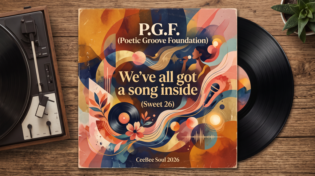 We’ve all got a song inside (Sweet 26)<div class="wcmp-player-container product-698"><audio controlslist="nodownload" data-product="698"  volume="1" id="698" preload="none" data-lazyloading="none" class="wcmp-player  mejs-classic" data-duration="4:26" data-estimated_duration="120"><source src="https://www.ceebeesoulproductions.com/wp-content/uploads/wcmp/f14f5e423fd6d74f72b07d37ccc1b05b.wav" type="audio/wav" /></audio></div>