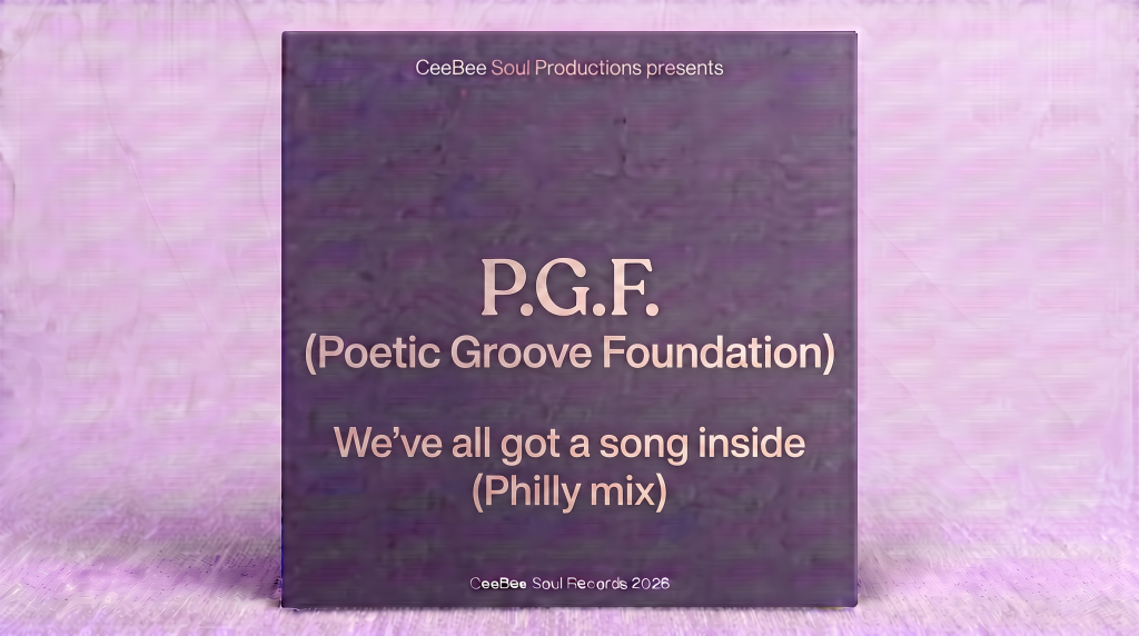 P.G.F.(Poetic Groove foundation) – We’ve all got a song inside (Philly mix)<div class="wcmp-player-container product-689"><audio controlslist="nodownload" data-product="689"  volume="1" id="689" preload="none" data-lazyloading="none" class="wcmp-player  mejs-classic" data-duration="4:53" data-estimated_duration="132"><source src="https://www.ceebeesoulproductions.com/wp-content/uploads/wcmp/0e628fc3484965078fb6adb99434c47b.wav" type="audio/wav" /></audio></div>